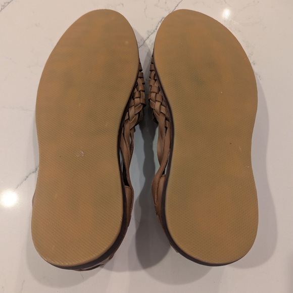 Nisolo Men’s Huarache Tan Leather Sandals - Picture 4 of 5